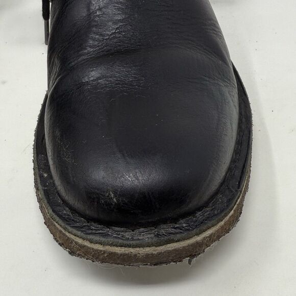 UGG Leighton Chukka Boots Mens 10.5 Black Leather Ankle Classic Crepe Soles main image 13